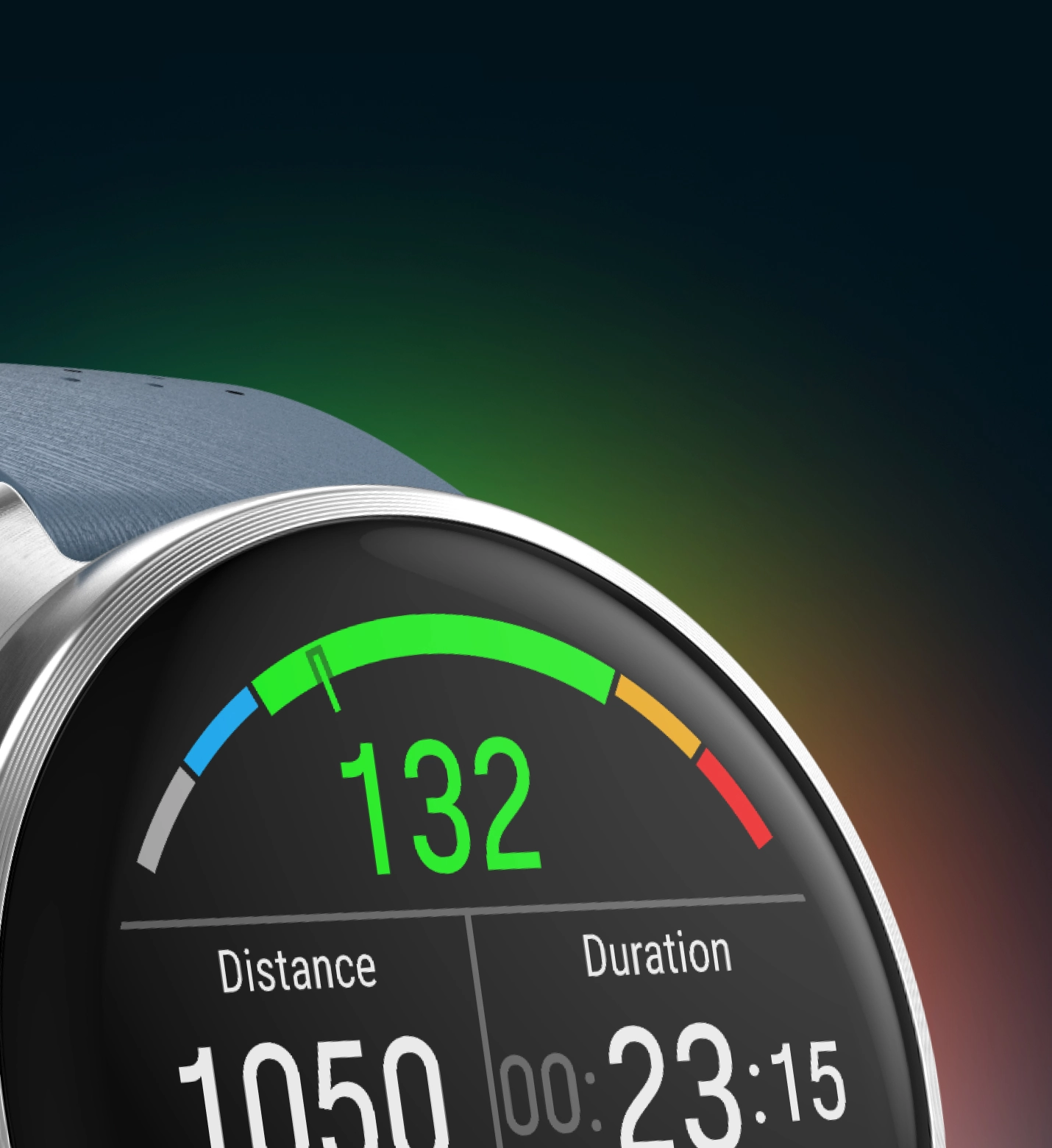 Polar Vantage V3 AMOLED display close-up