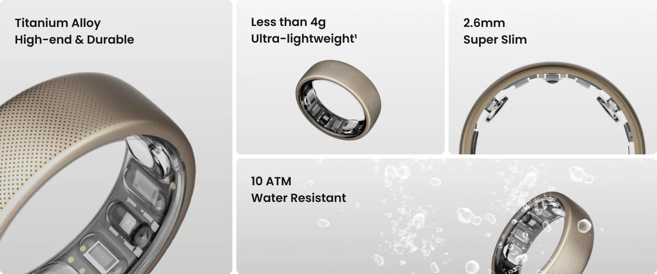 Amazfit Helio Ring hardware specifications