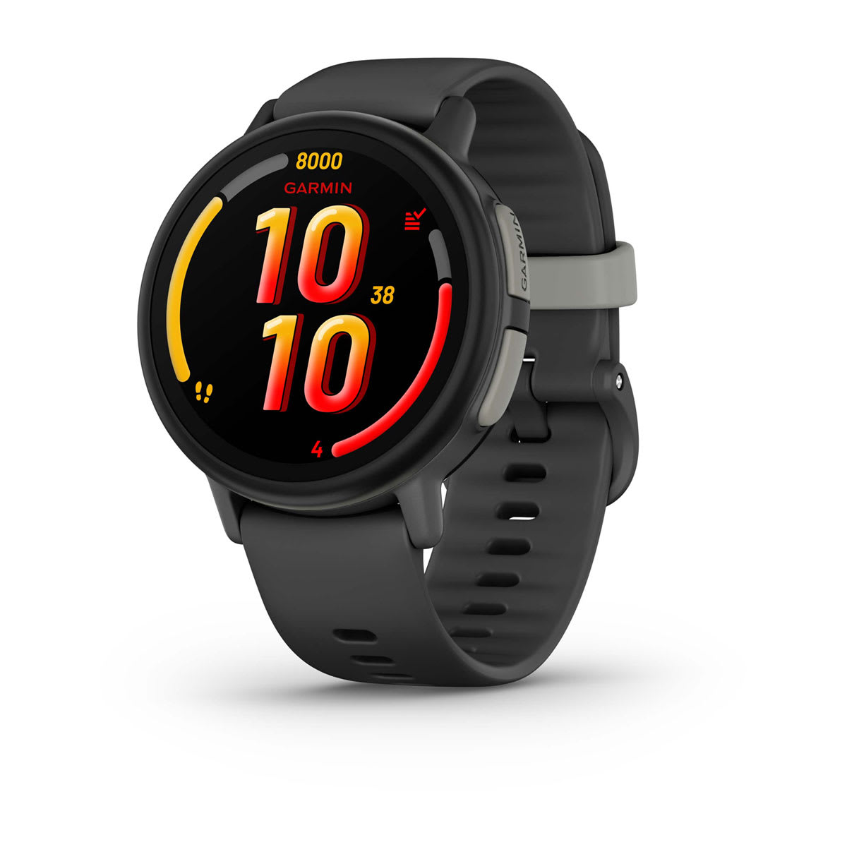 Garmin Bounce 2 kids LTE smartwatch, Slate Gray, front view