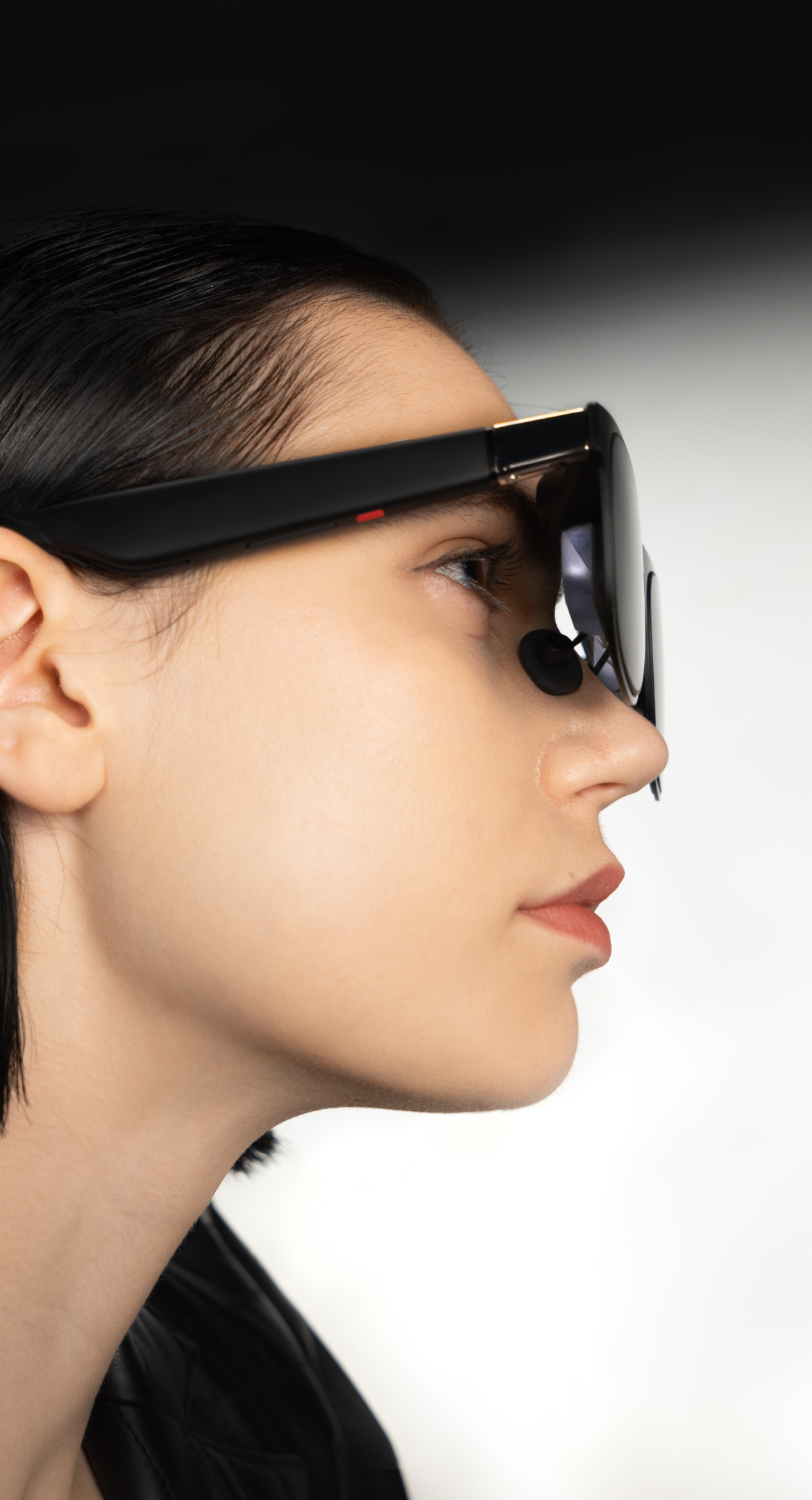 XREAL One Pro AR glasses side profile view