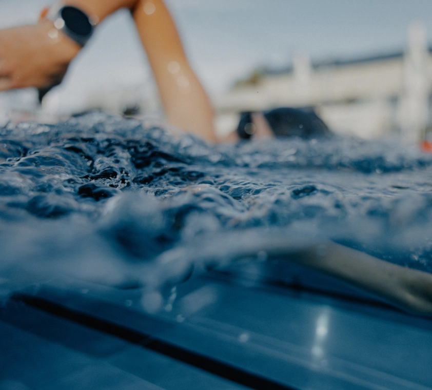 Polar Vantage V3 during swimming