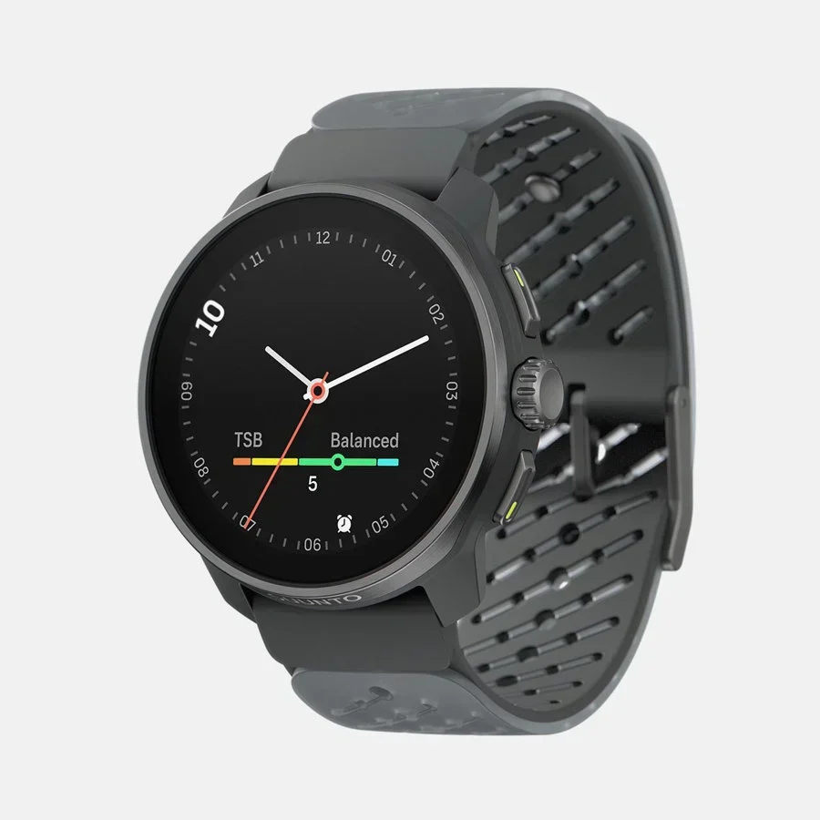 Suunto Race S Titanium Graphite angled view