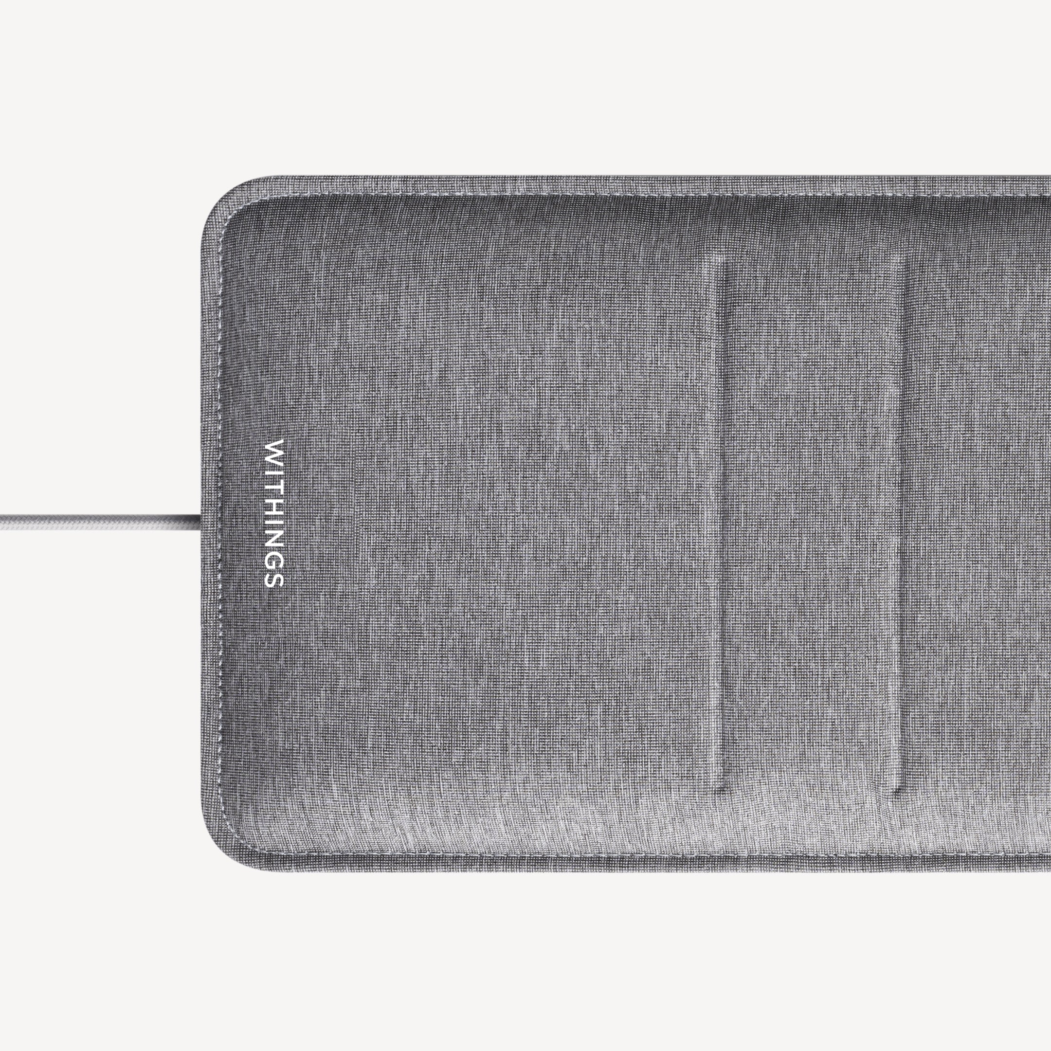 Withings Sleep Analyzer under-mattress sleep sensor pad, front view